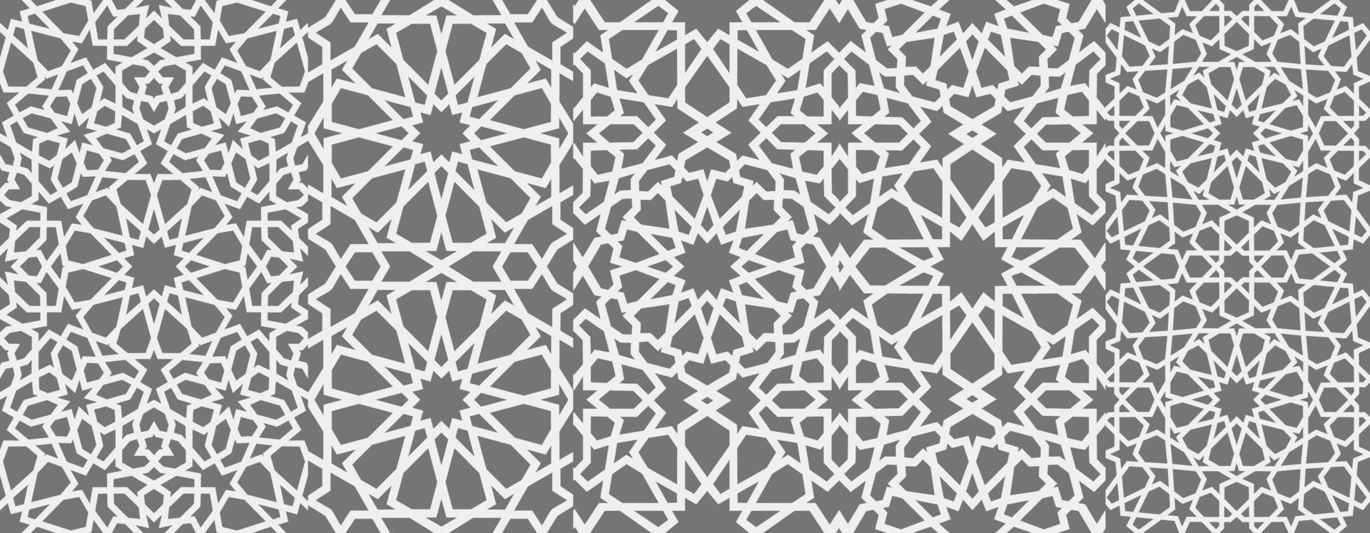 Islamic ornament vector , persian motiff . 3d ramadan islamic round pattern elements . Geometric circular ornamental arabic symbol vector EPS 10