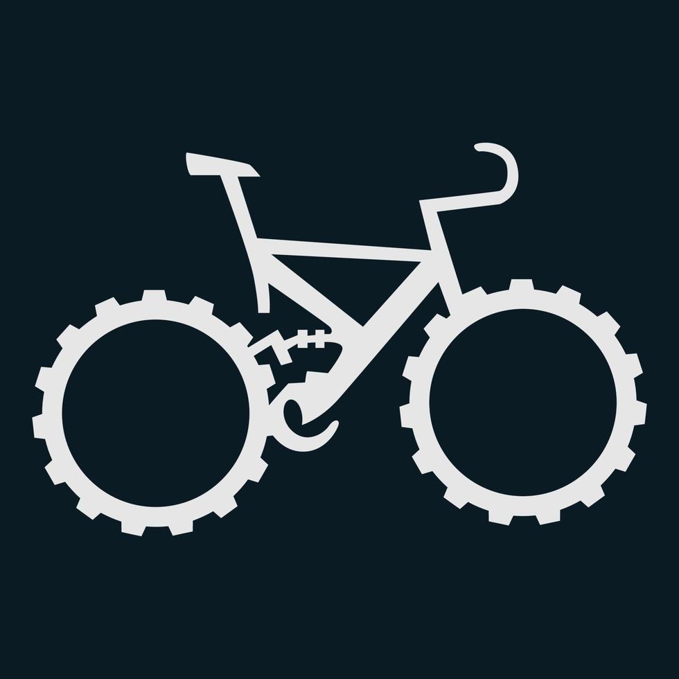 Simple Bicycle icon Vector art.