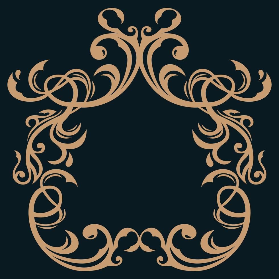 Arabic floral pattern. Element for design corner. vector