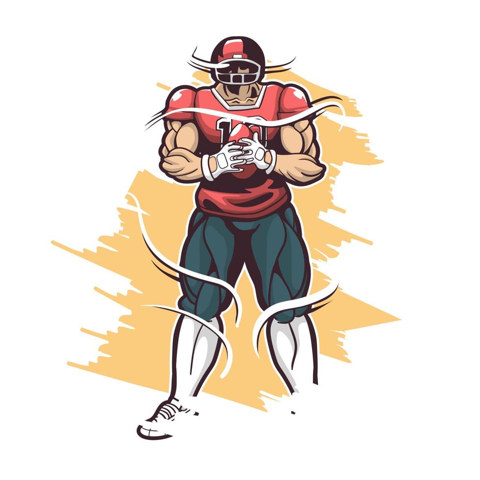 american football vector illustration design