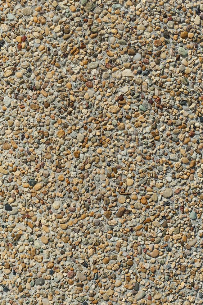 Rubble path, top view, vertical frame. Texture of gravel road