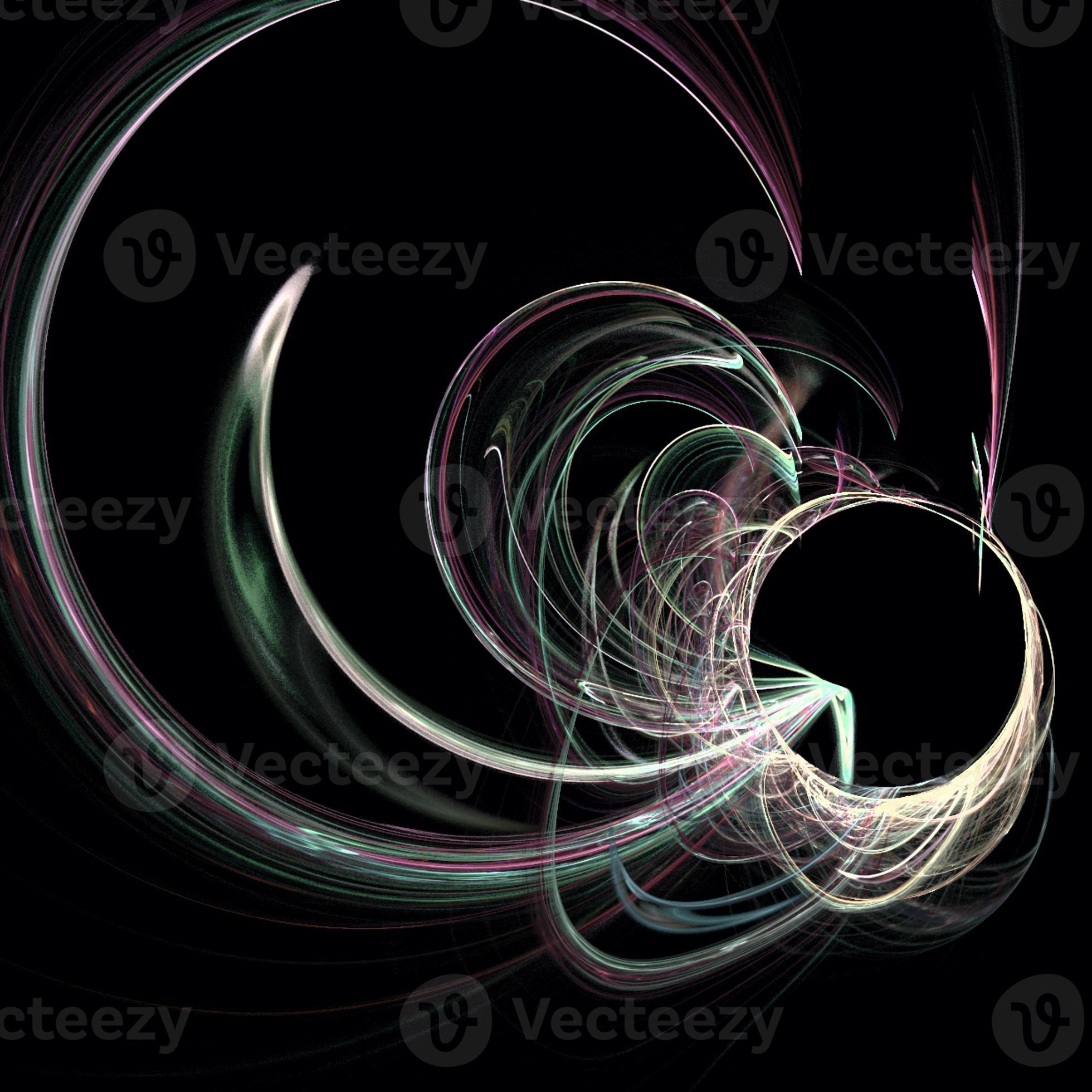 fantastic space illustration gray steel on black background