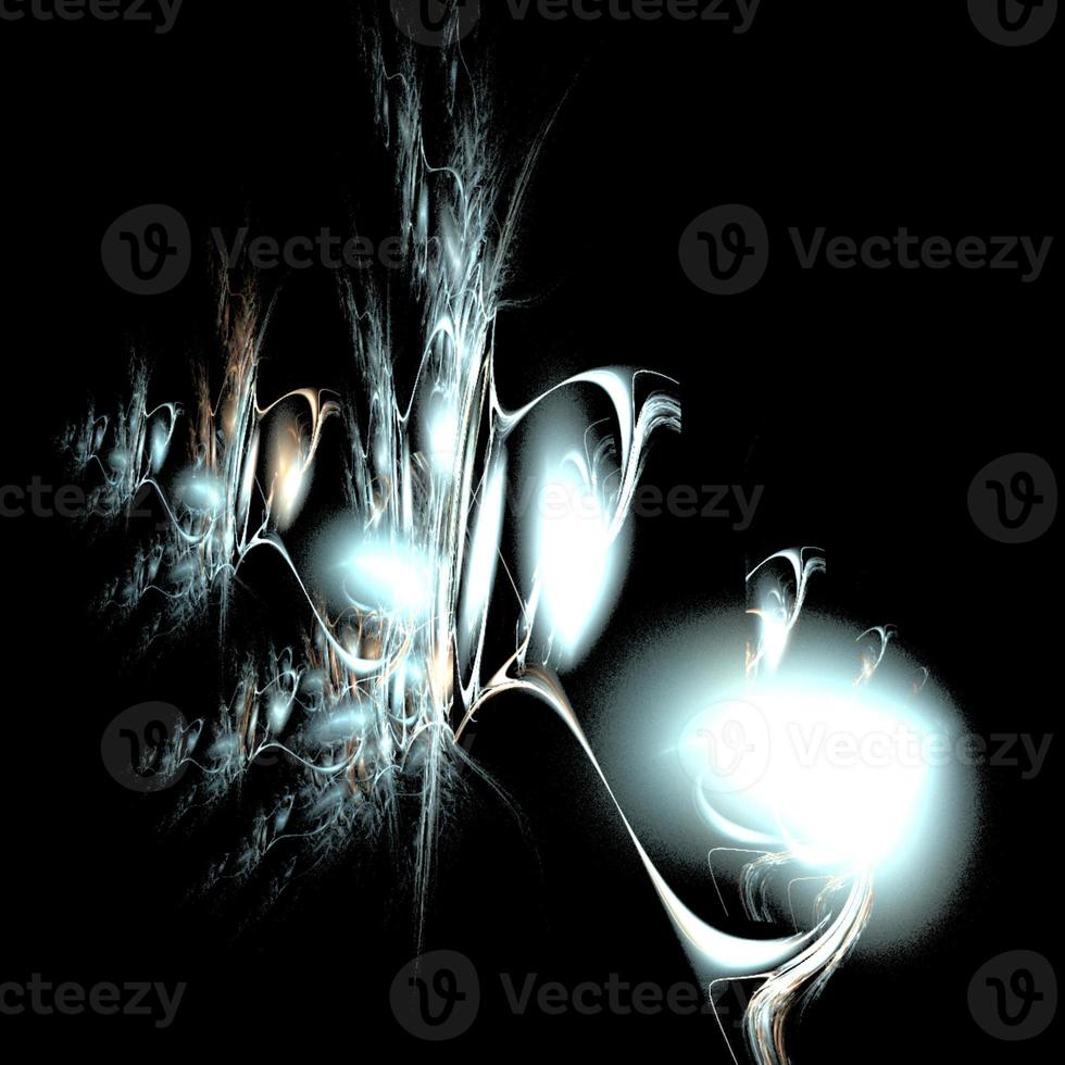 white abstract element on black background, digital graphic, background, modern design photo