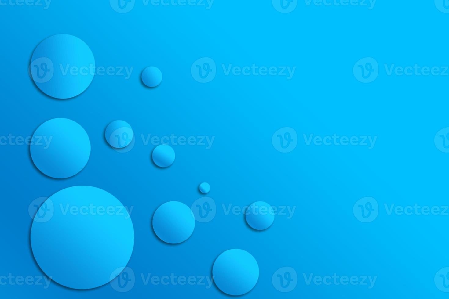 abstract blue gradient background with dot or bubbles pattern. photo