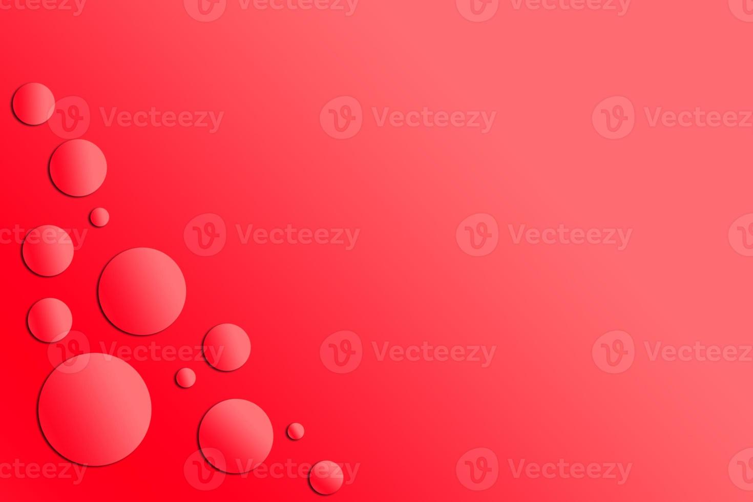 abstract red gradient background with dots or bubble light pattern photo