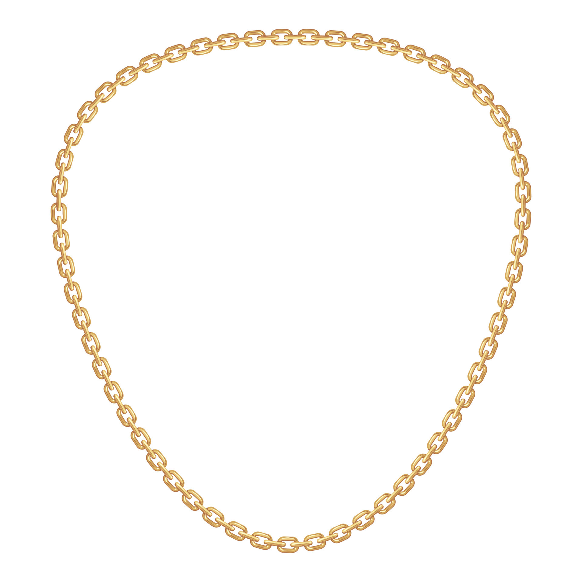 Chunky golden chain icon, cartoon style 14566185 Vector Art at Vecteezy