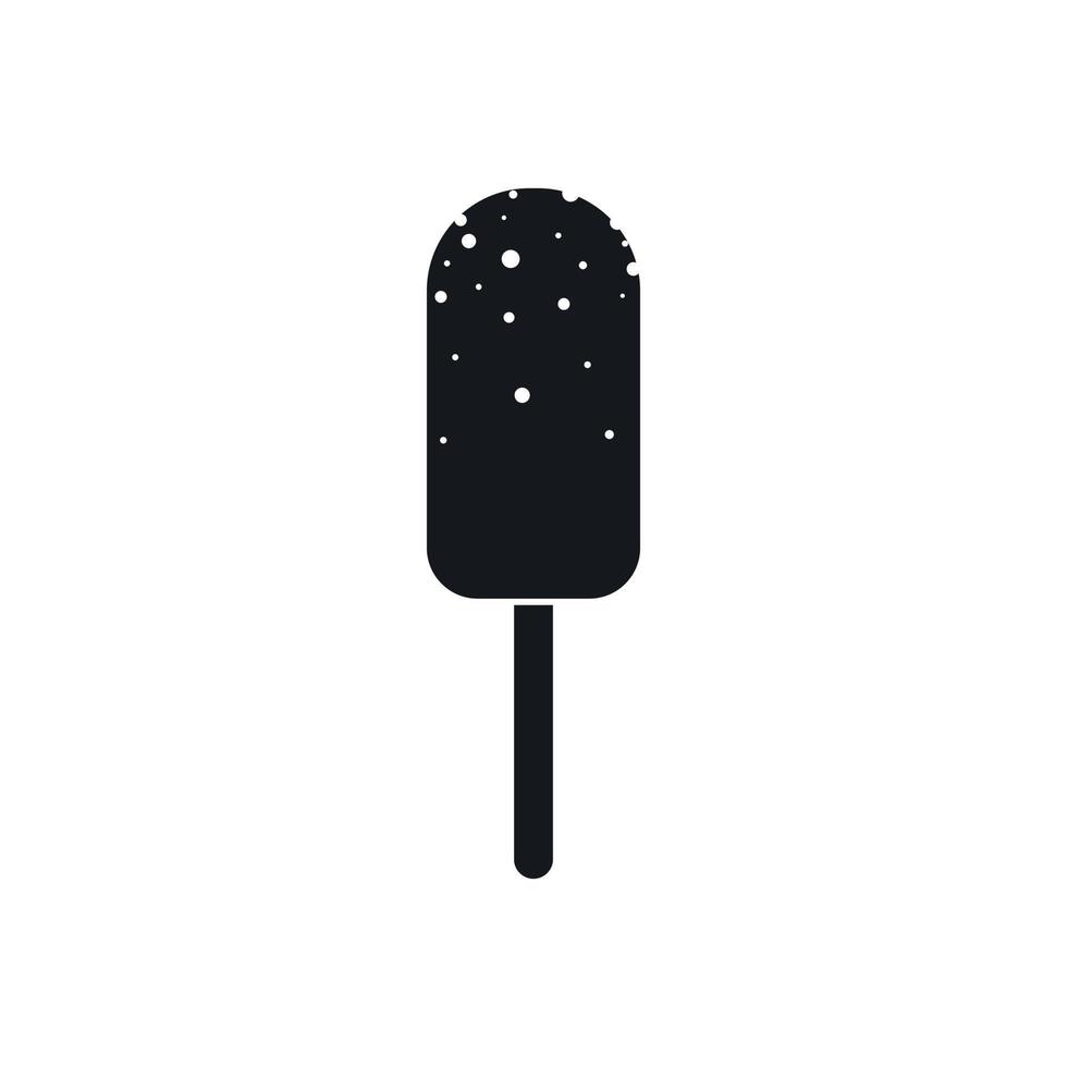 icono de helado, estilo simple vector