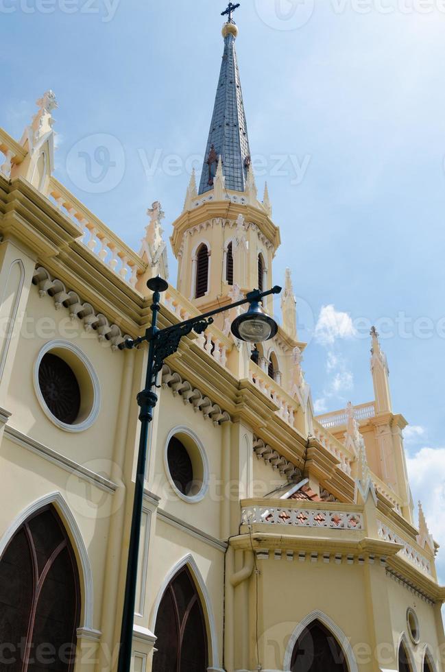 iglesia del santo rosario en bangkok de tailandia foto