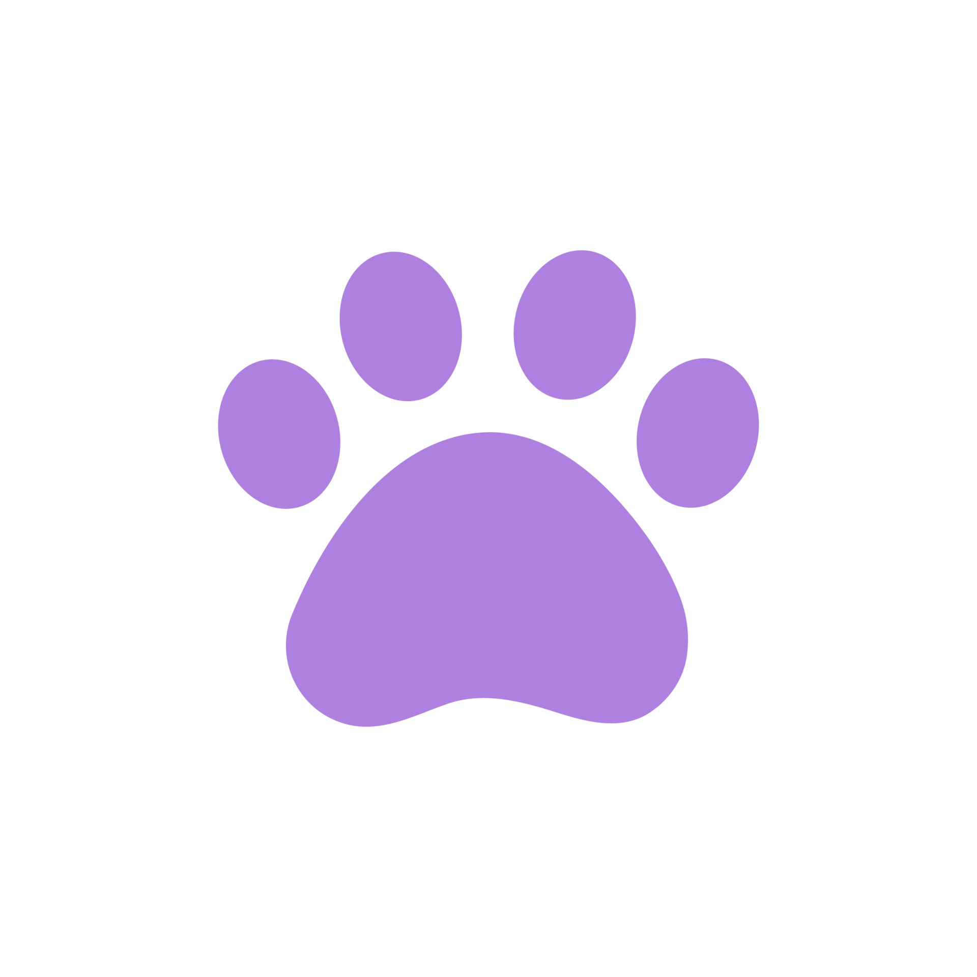 Dog and cat paws with sharp claws. cute animal footprints 14567893 PNG