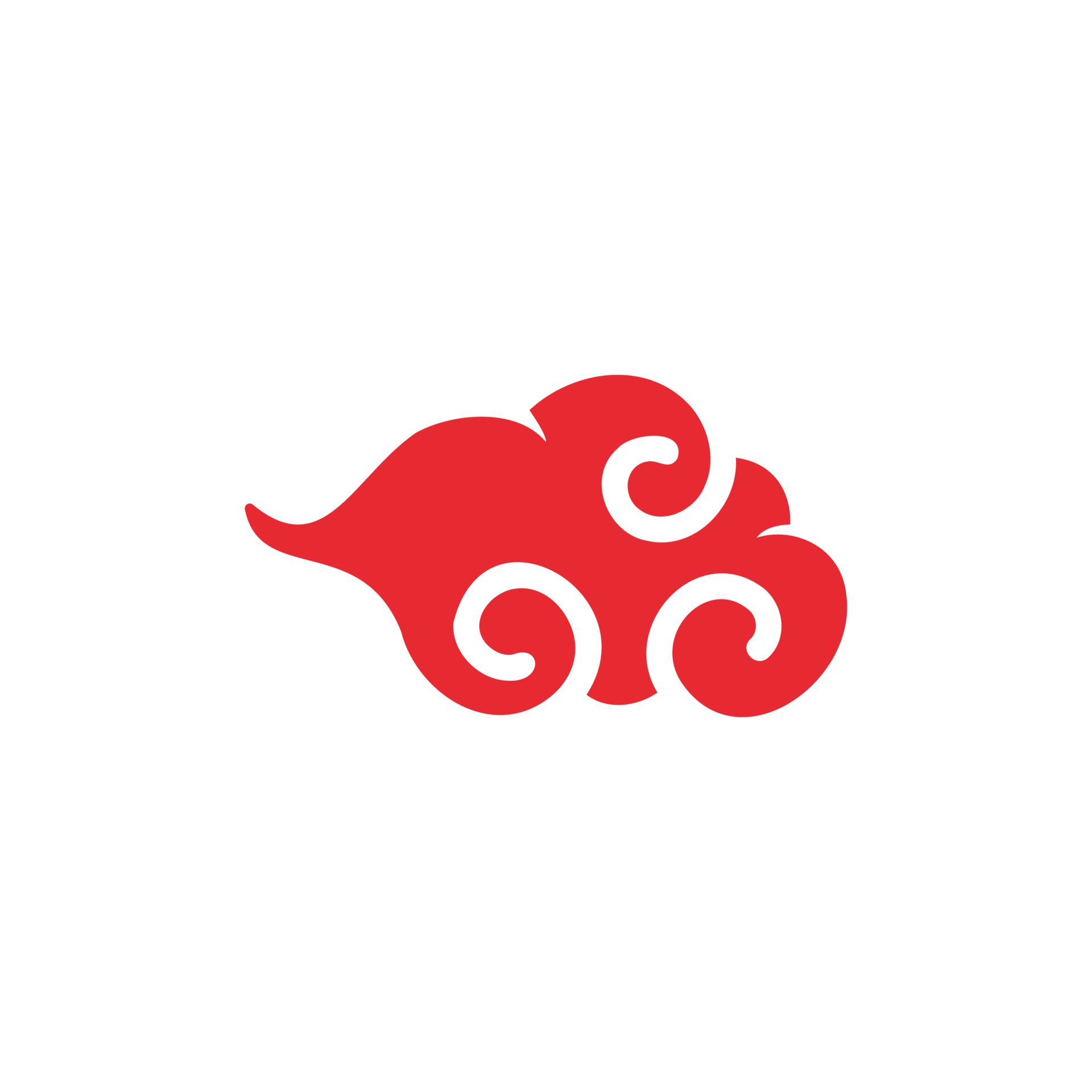 chinese red cloud element for decorating the Chinese New Year 14628081 PNG