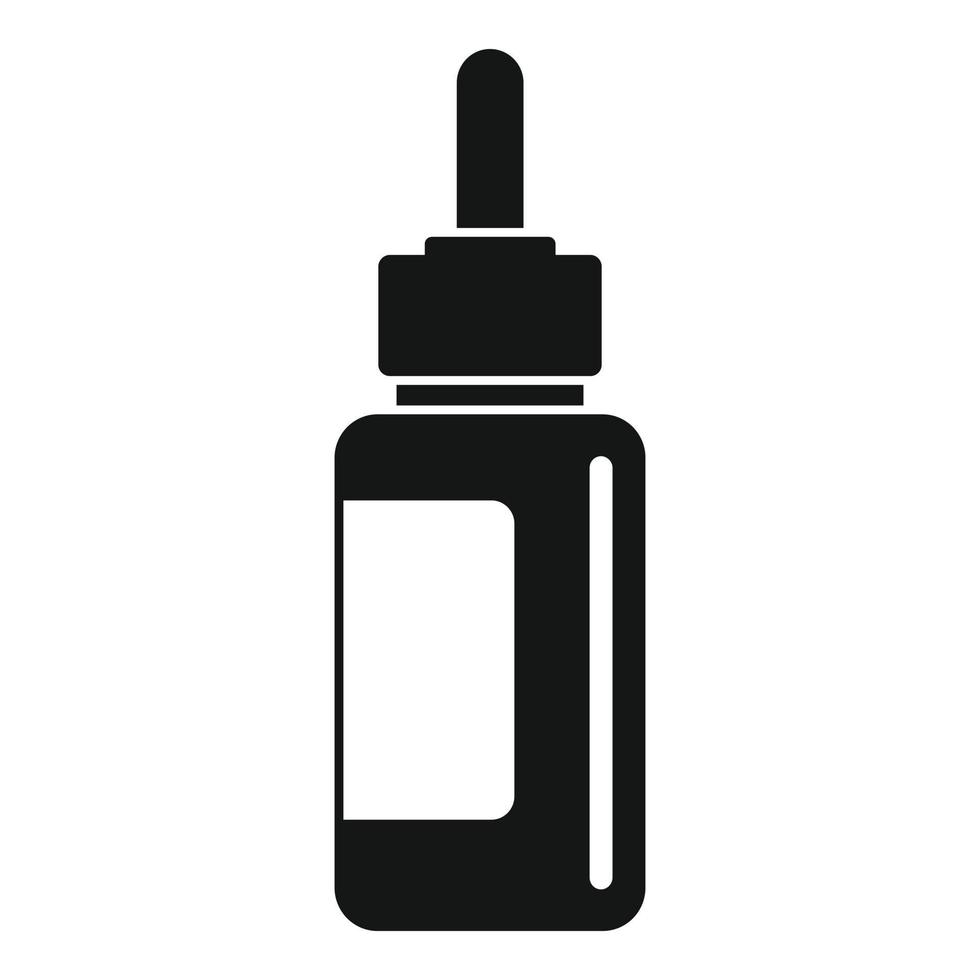 Medical jar icon, simple style vector
