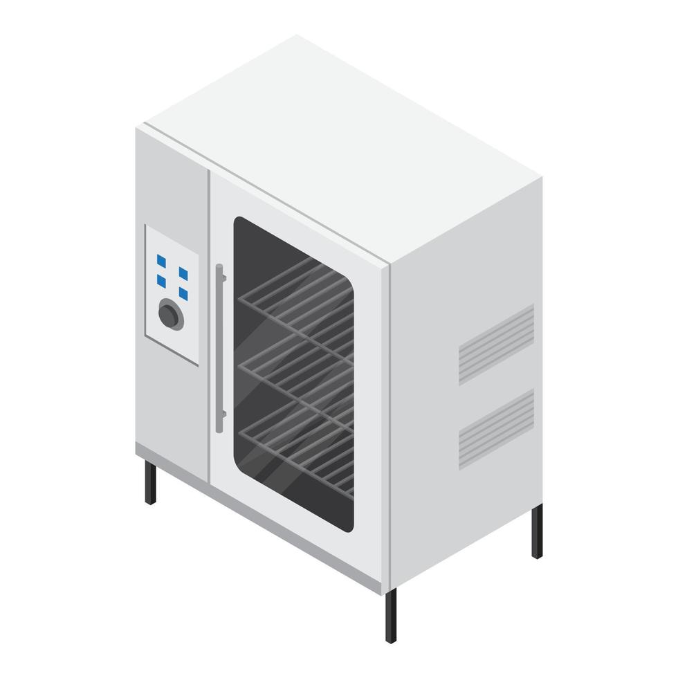 Oven icon, isometric style vector
