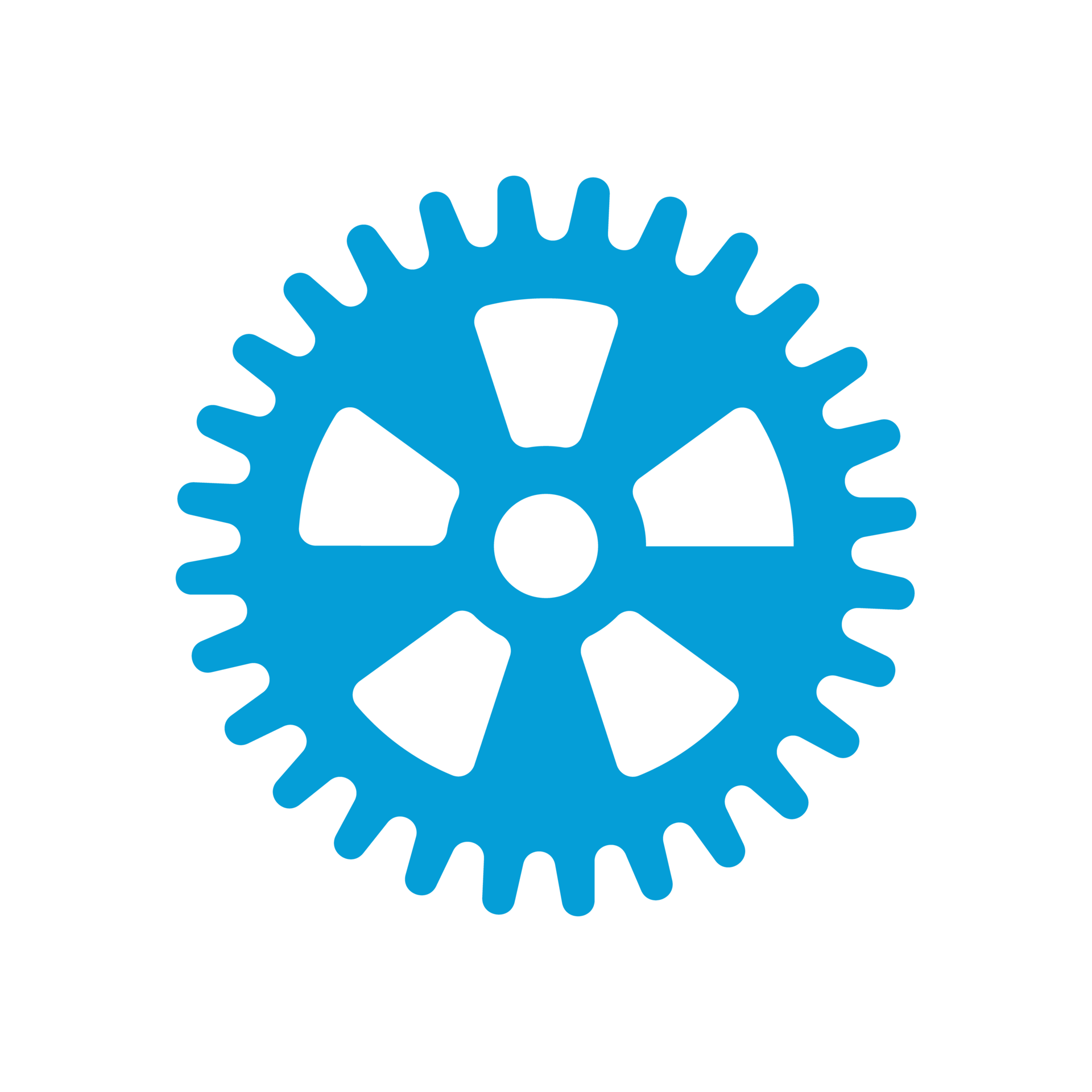 Gear wheel icon. Machine gear for setting Ideas to drive business