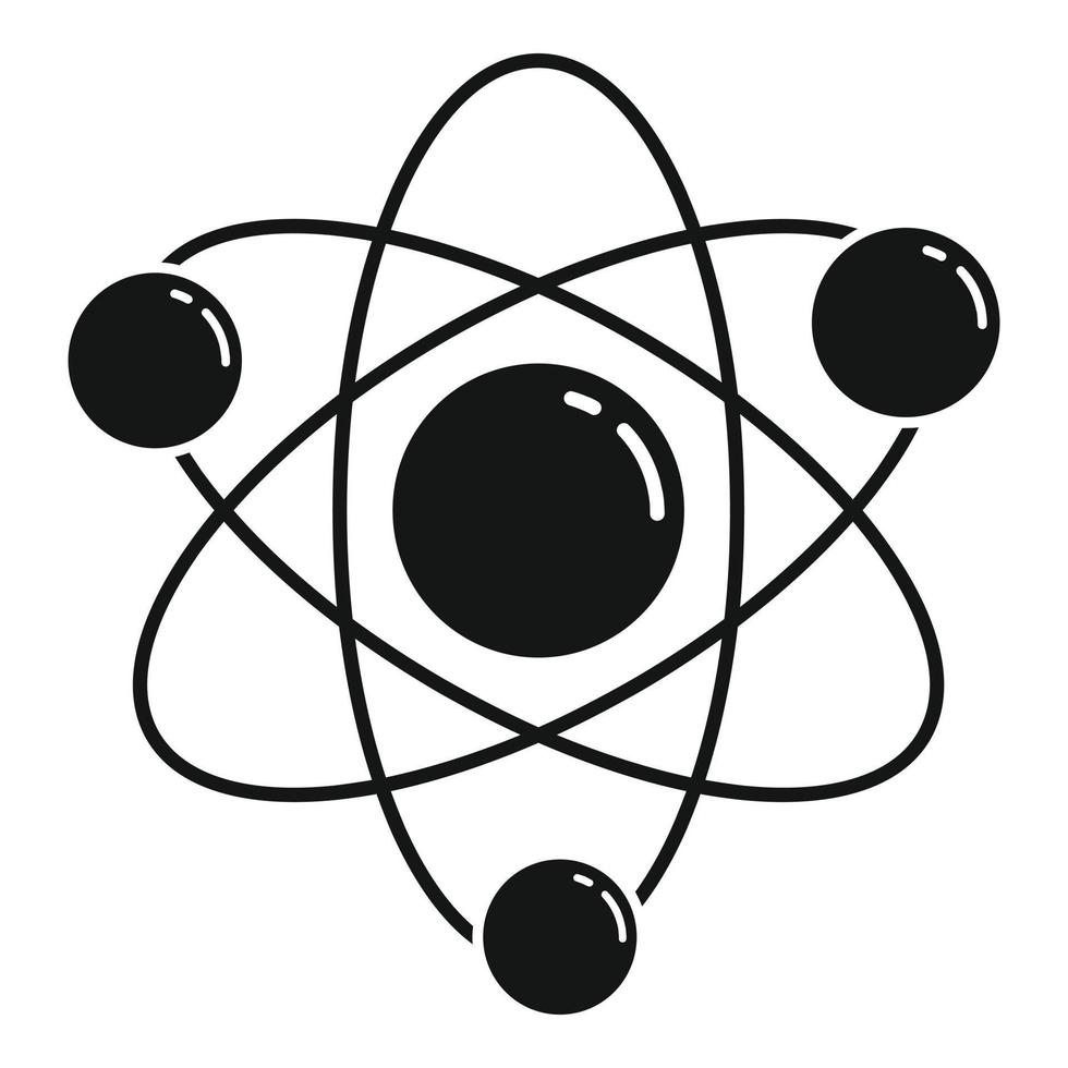 Science gravity icon, simple style vector