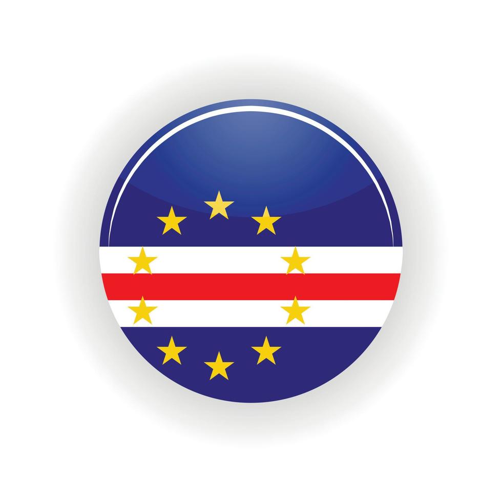 Cape Verde icon circle vector
