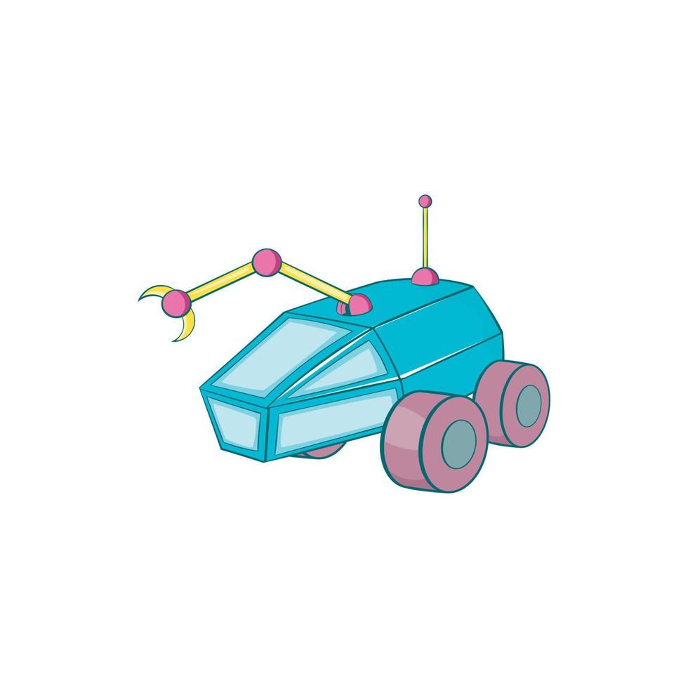 Rover icon, cartoon style vector