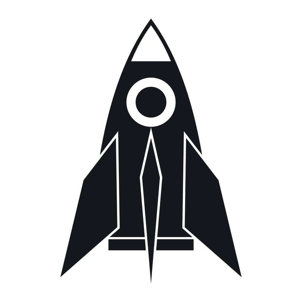 Rocket icon, simple style 14568694 Vector Art at Vecteezy