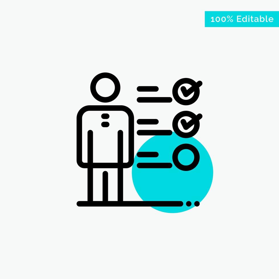 Professional Skills Skills Jobs kills Professional Ability turquoise highlight circle point Vector icon