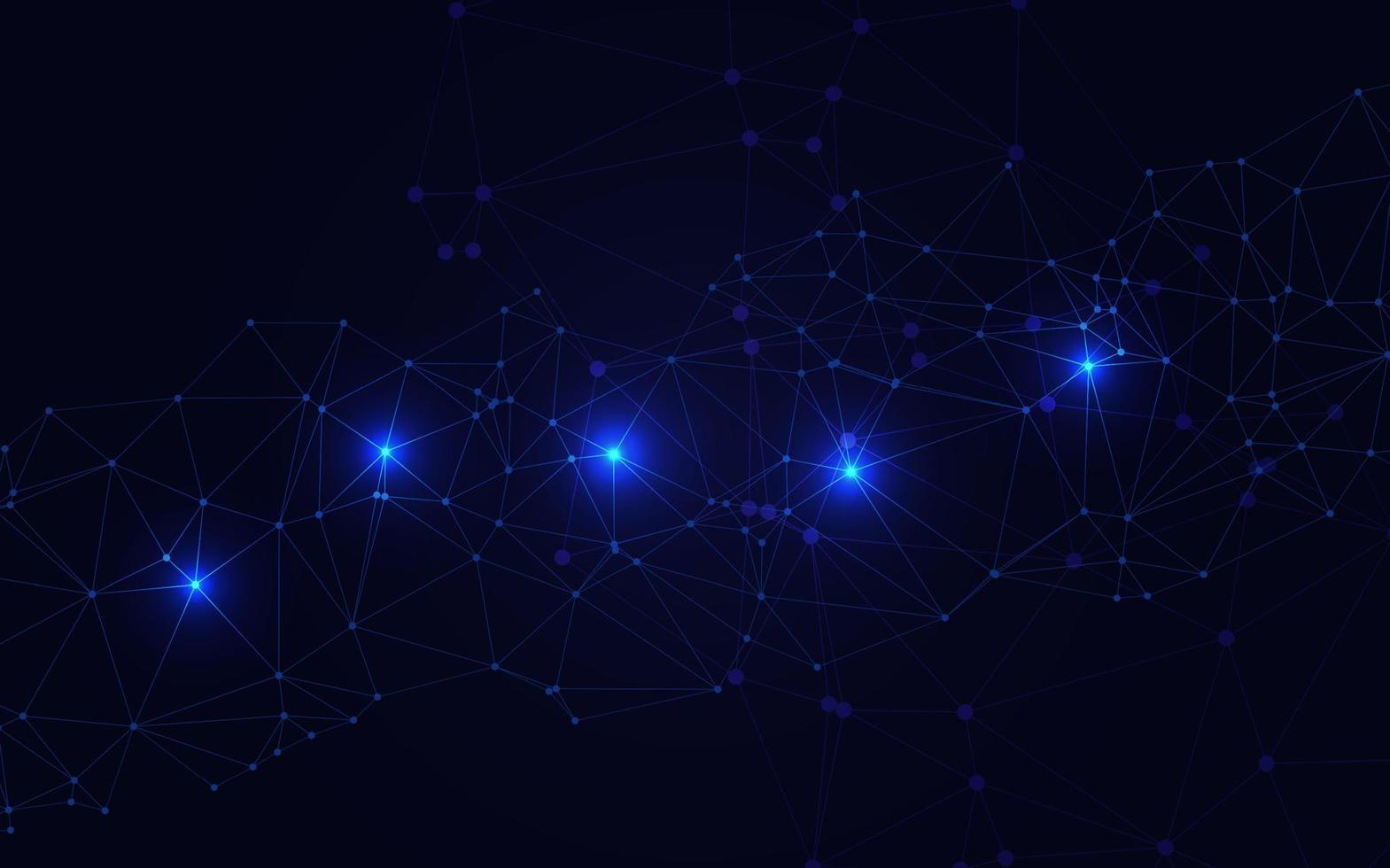 Blue Technology background. Creative lighting template background vector