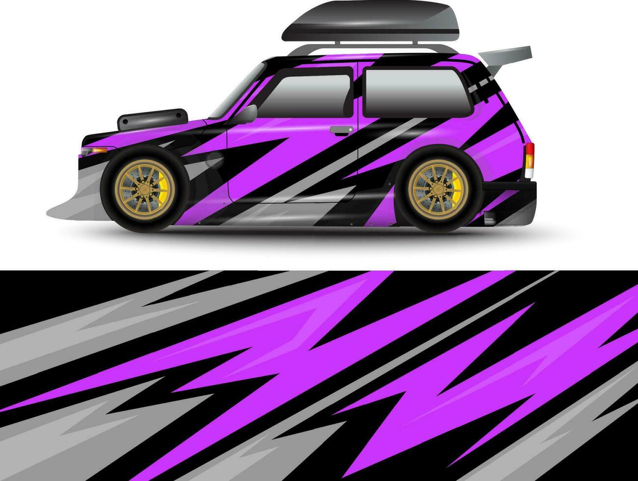 vector racing background for mini camper car wrap stickers and more