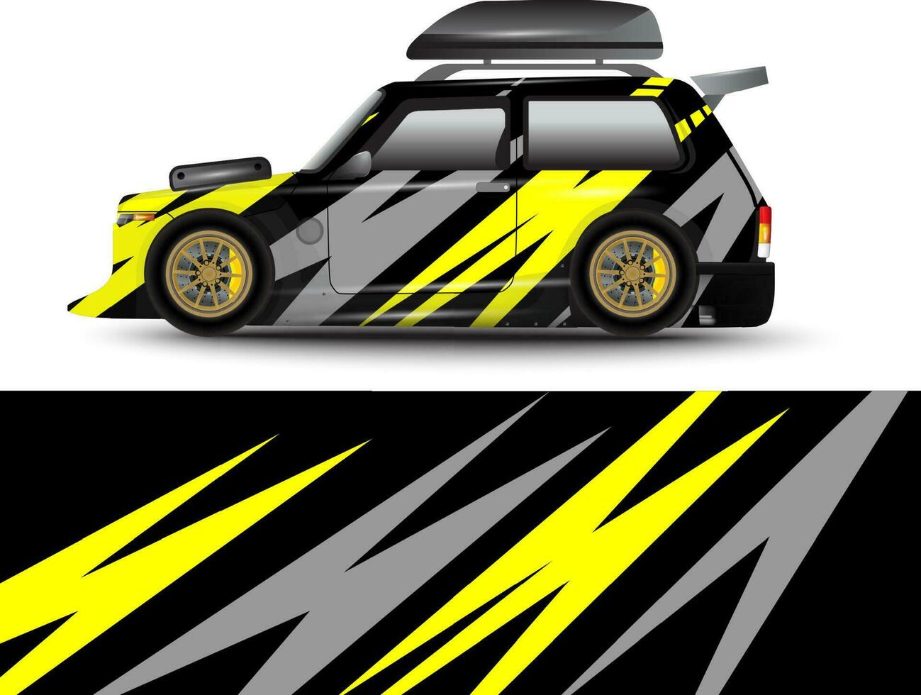 vector racing background for mini camper car wrap stickers and more