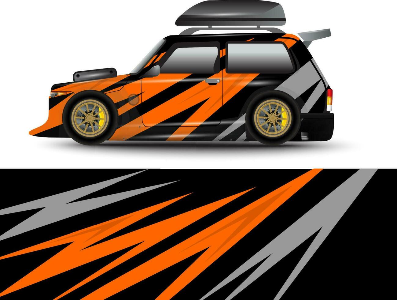 vector racing background for mini camper car wrap stickers and more