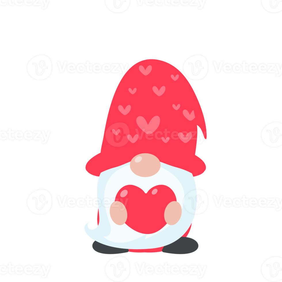 Christmas gnome. A little gnome wearing a red woolen hat. celebrate on christmas png