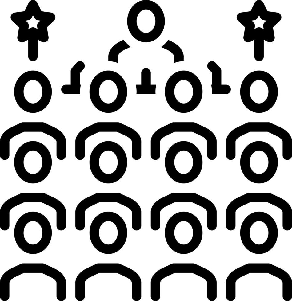 line icon for congress vector