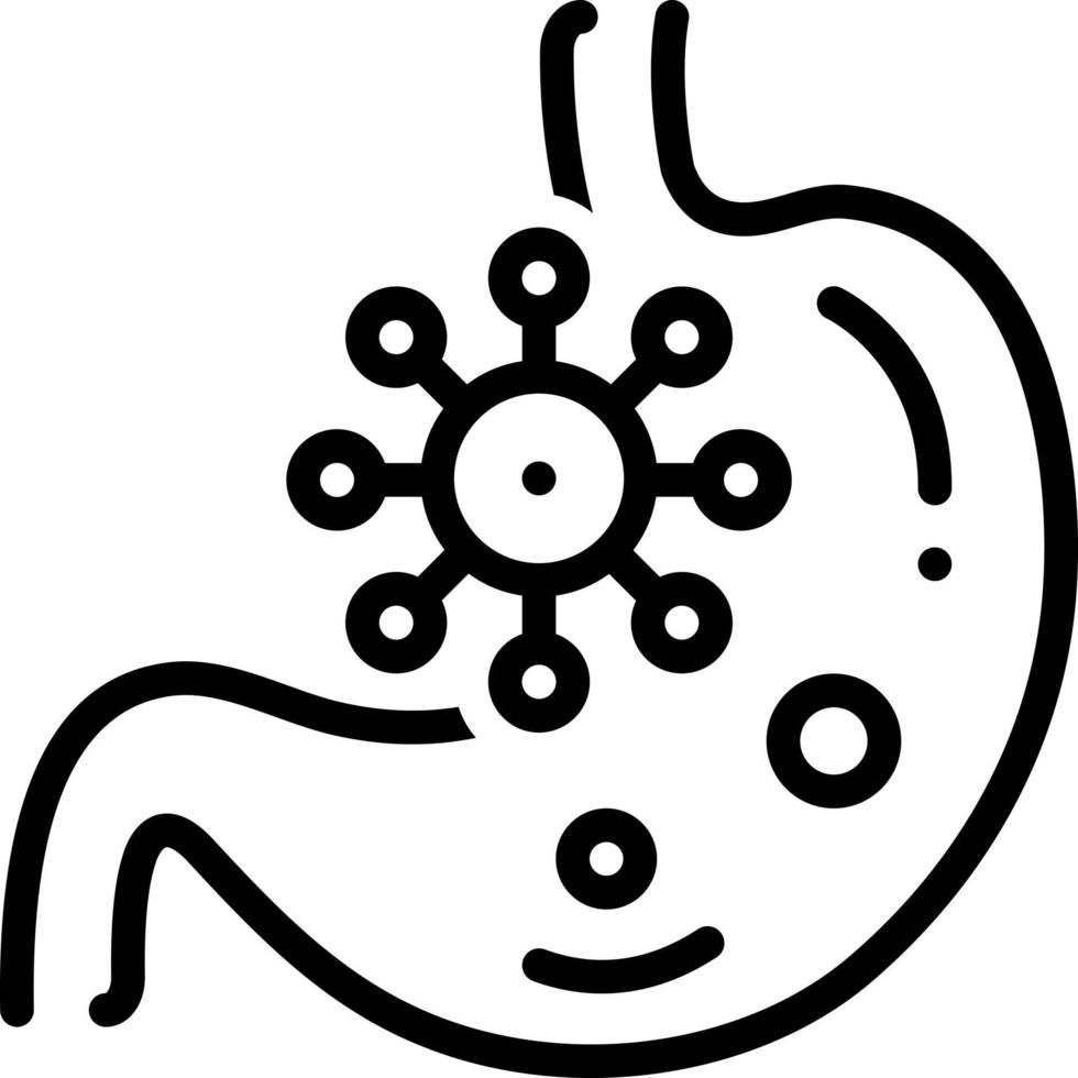 line icon for disease vector