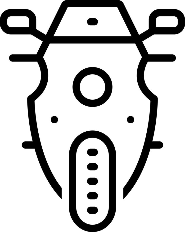 line icon for front vector