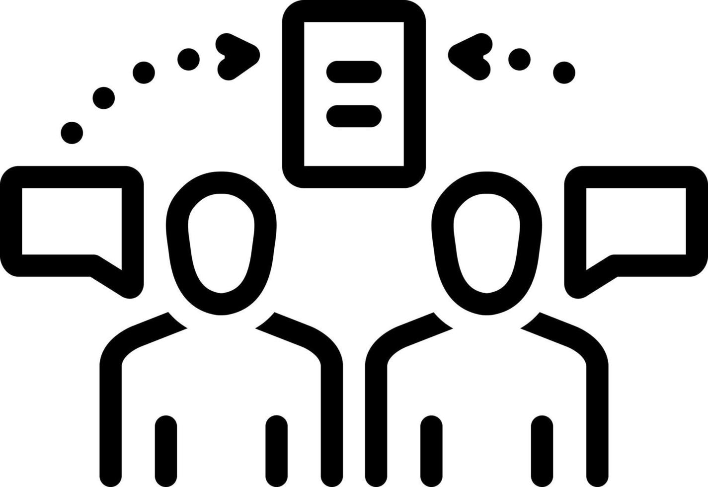 line icon for topic vector