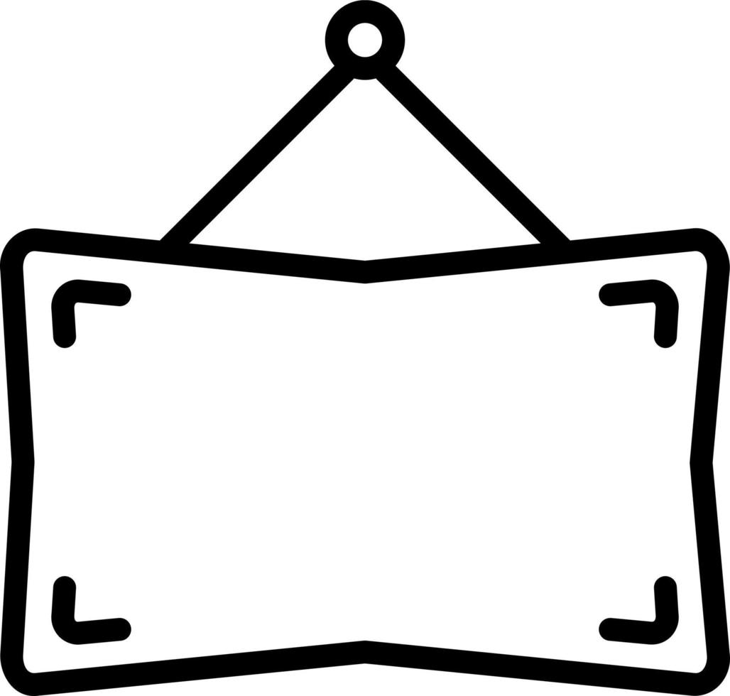 line icon for frame vector