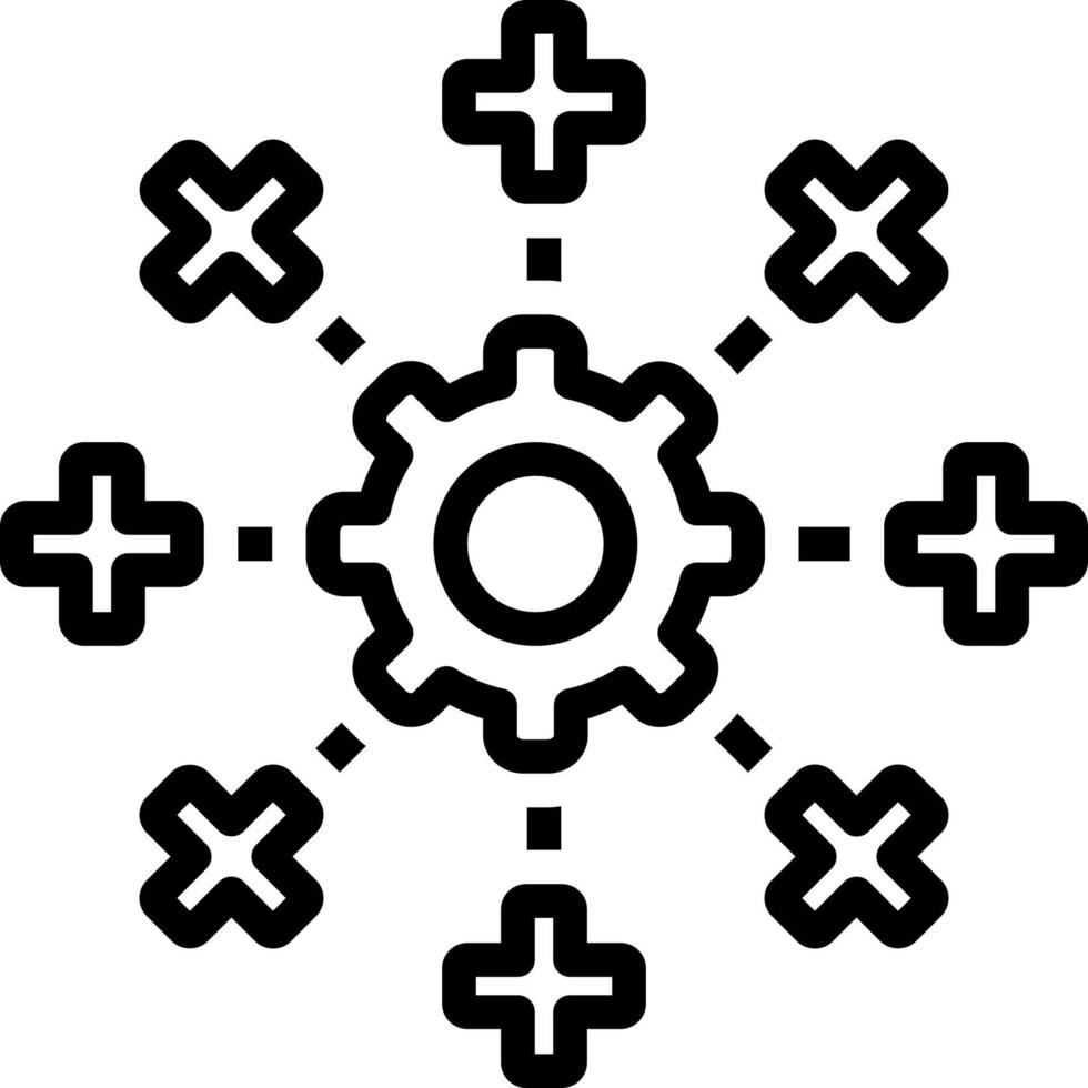 line icon for system vector