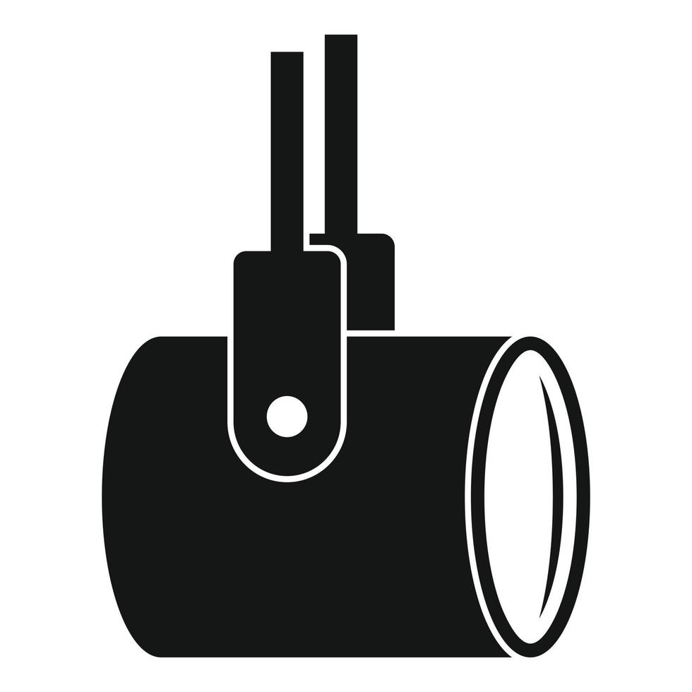 Reward spotlight icon, simple style vector