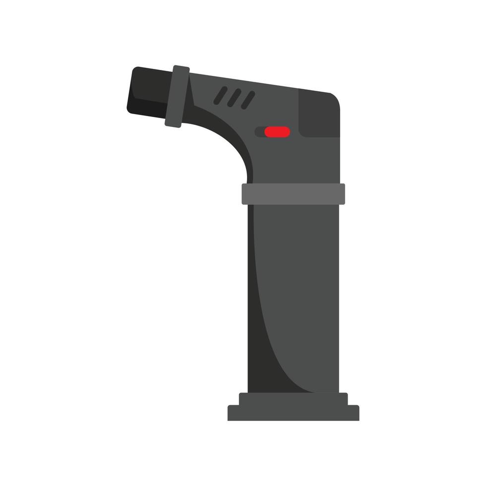 Modern cigarette lighter icon, flat style vector