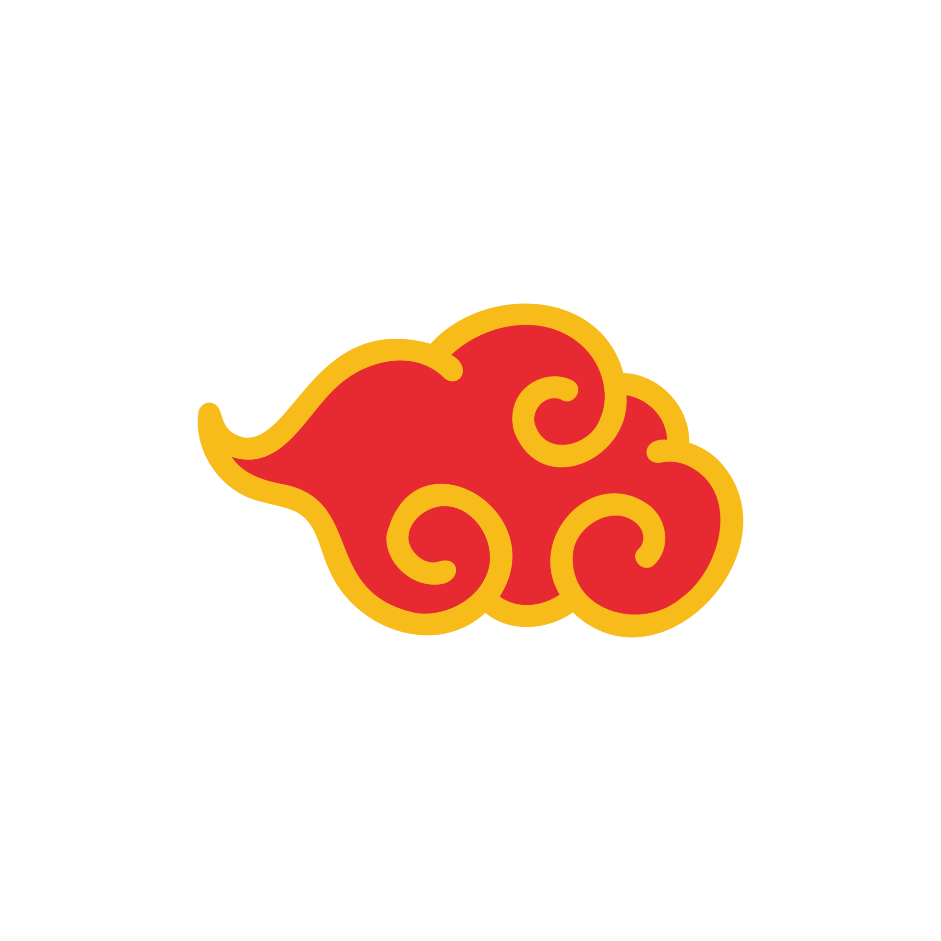 chinese red cloud element for decorating the Chinese New Year 14567906 PNG