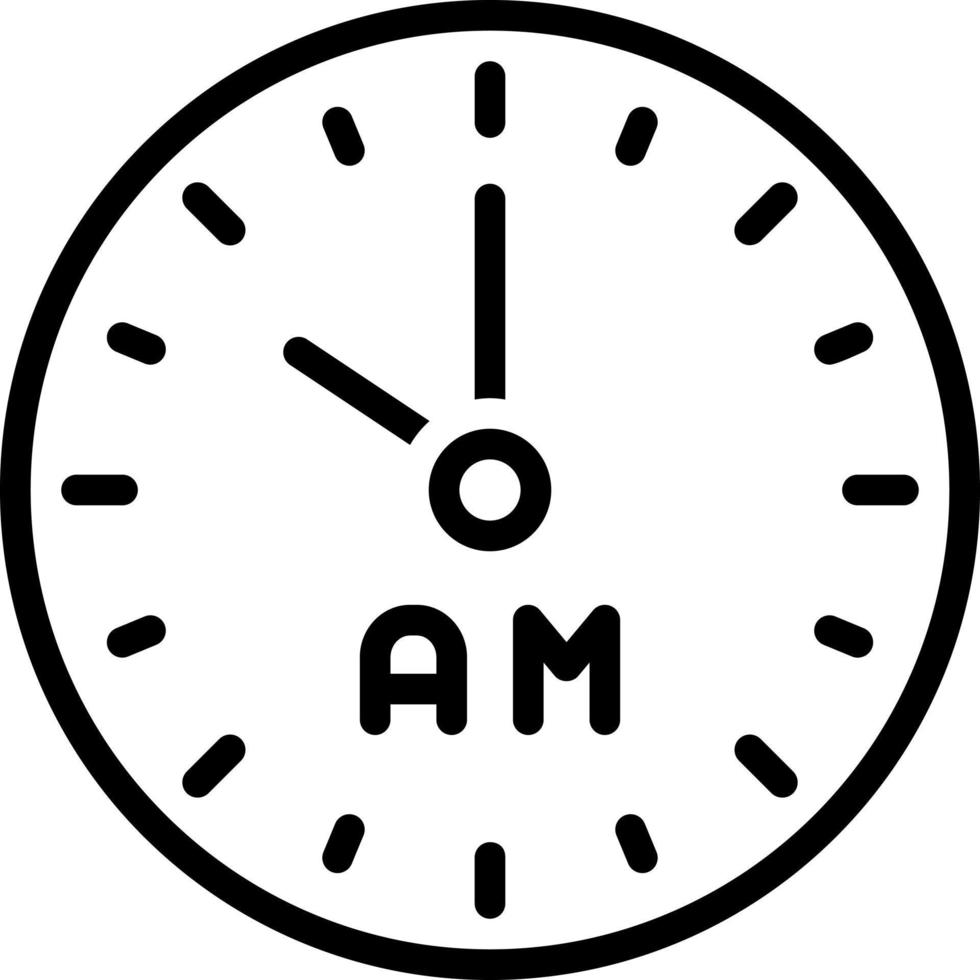 line icon for am vector