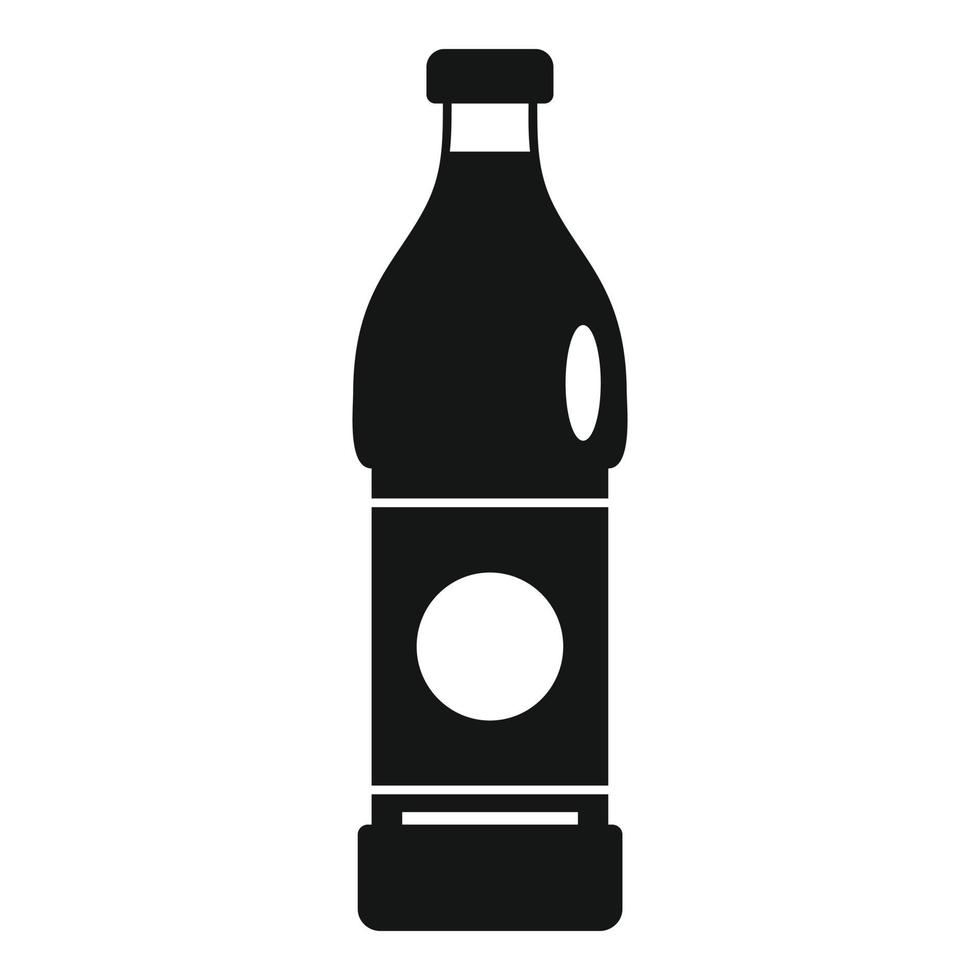 Soda beverage icon, simple style vector