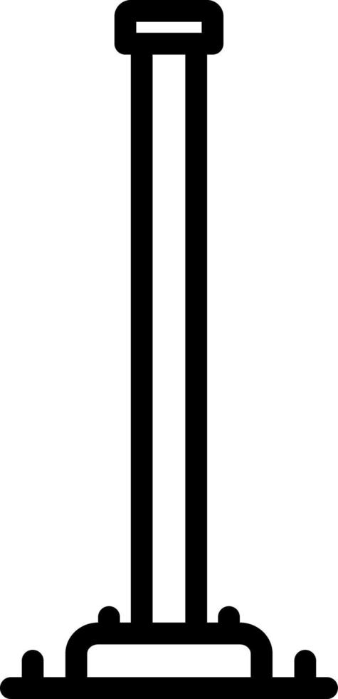 line icon for pole vector