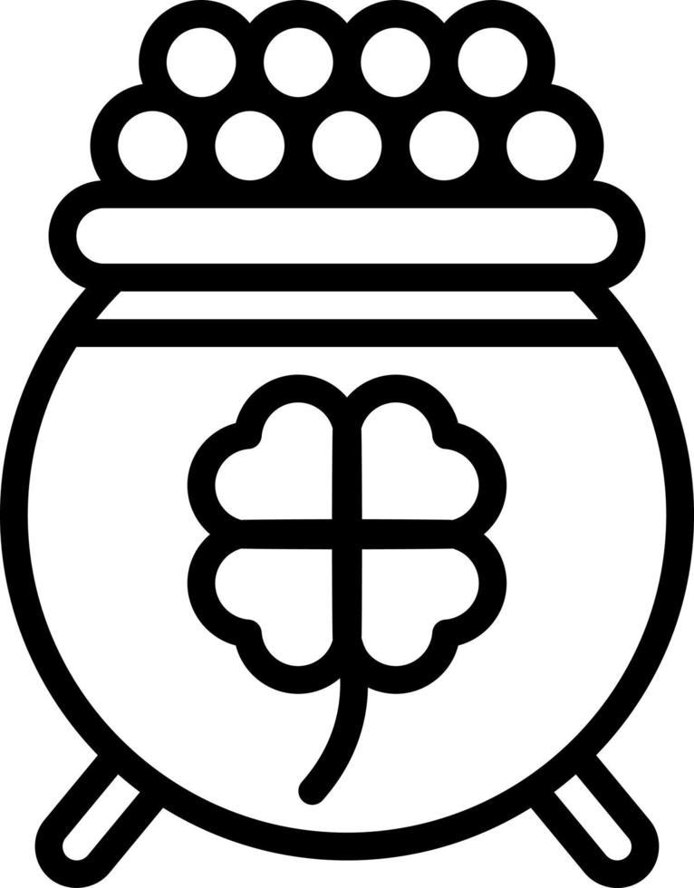 line icon for irish vector