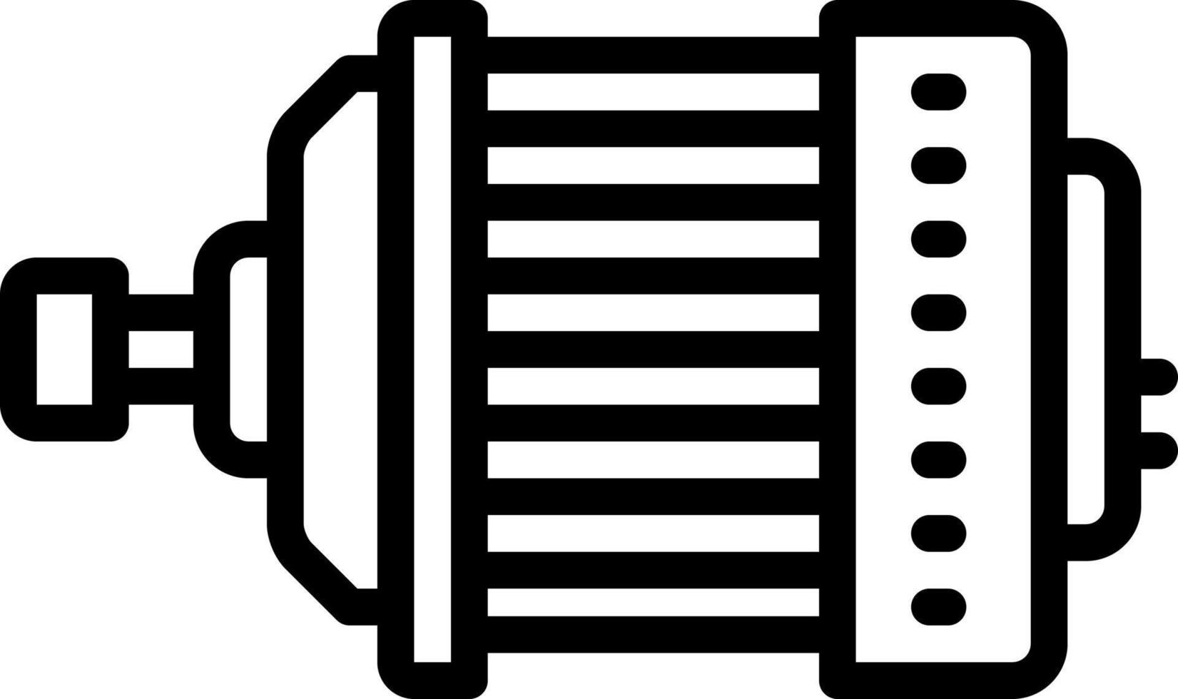 line icon for motor vector