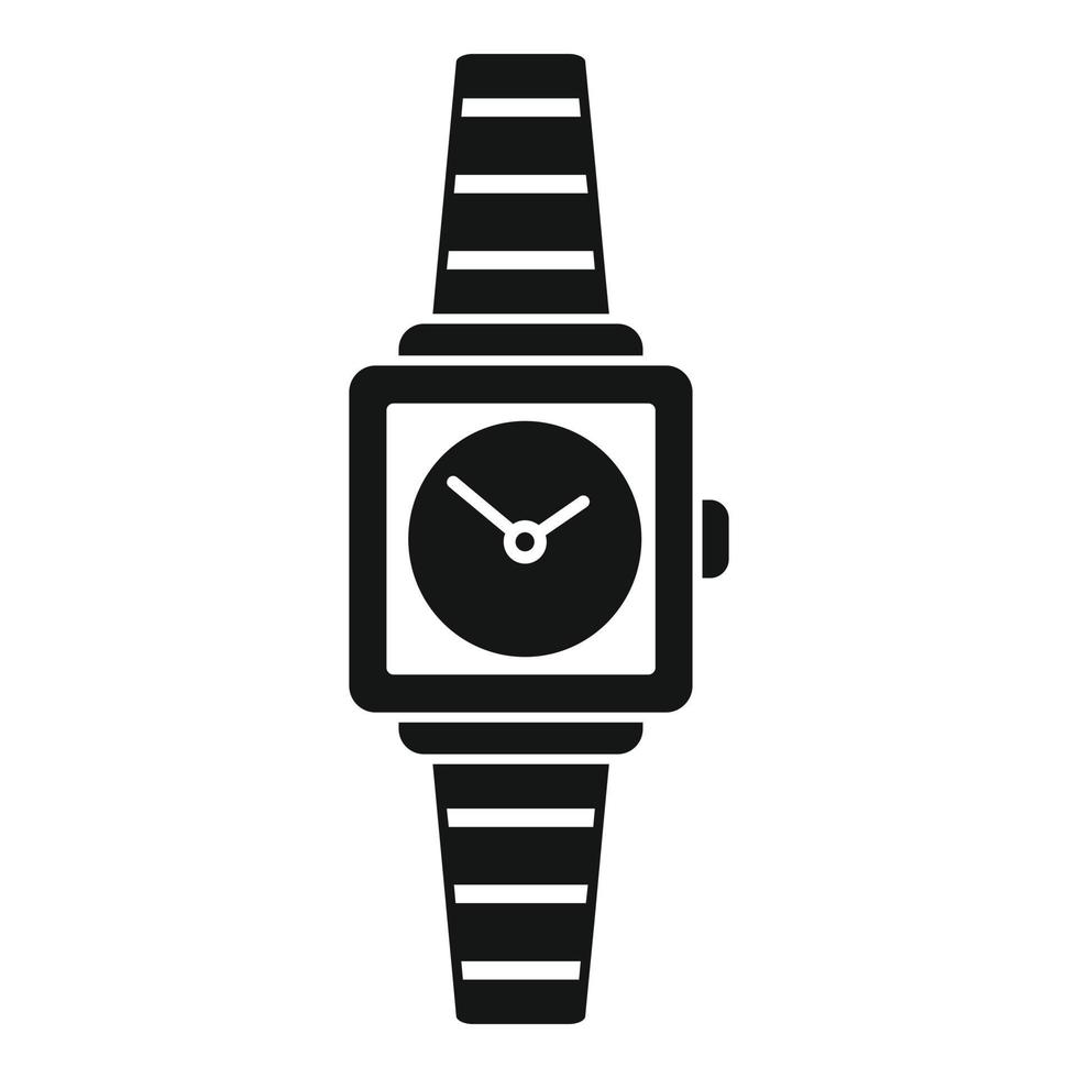 Watch repair icon, simple style vector