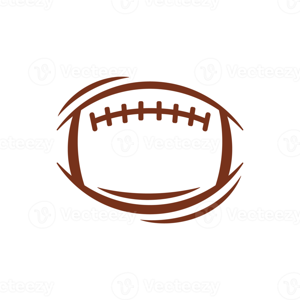 modèle de conception balle ovale dans les sports football américain compétition sportive populaire pour trouver le gagnant png