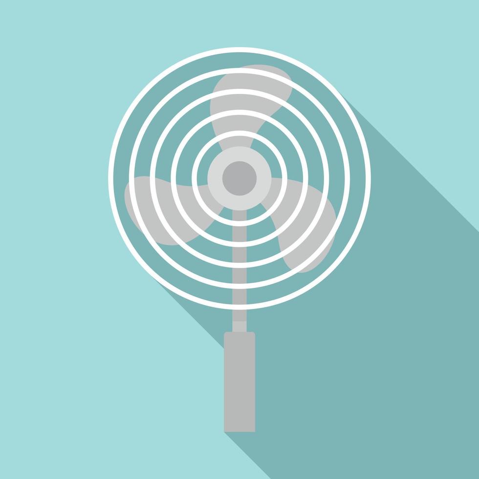 Blade protect fan icon, flat style vector