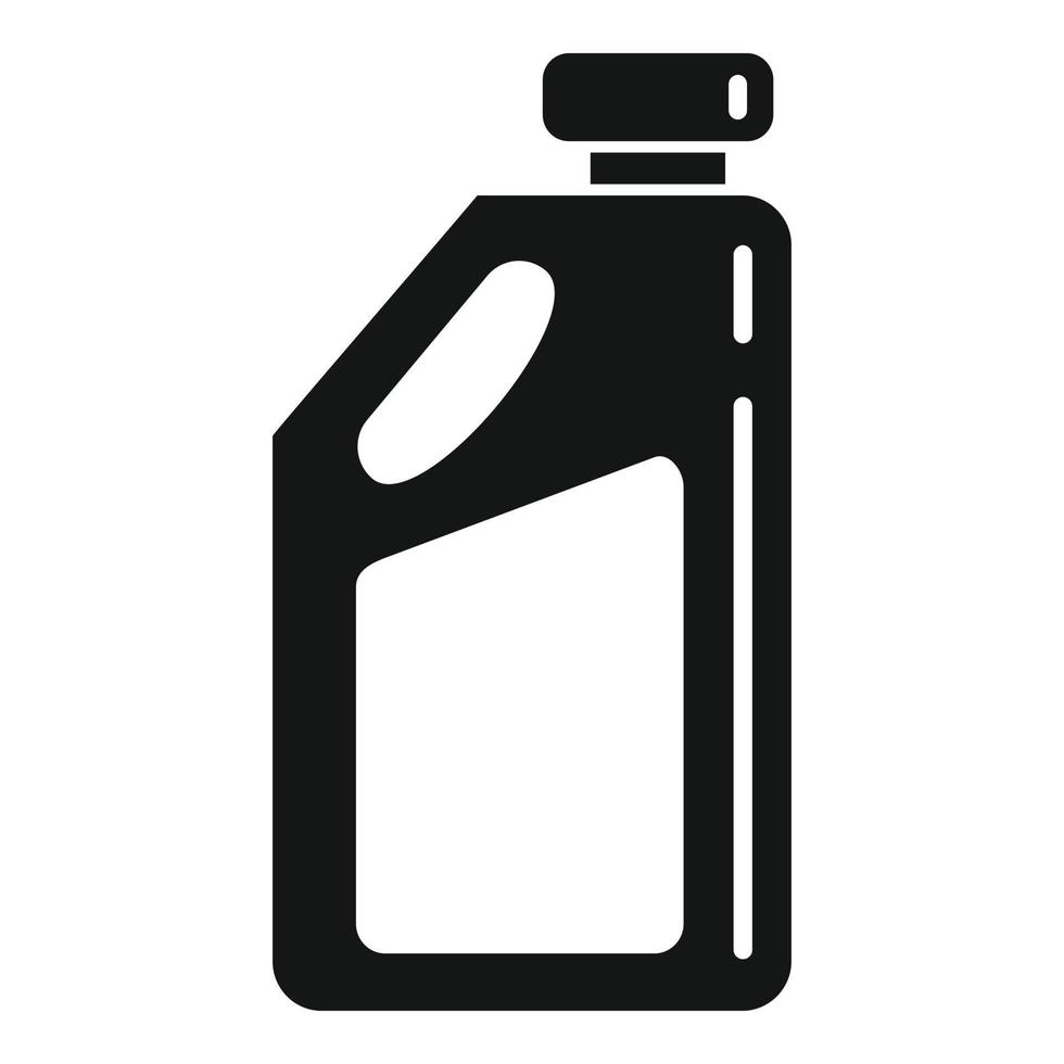 icono de botella limpia, estilo simple vector