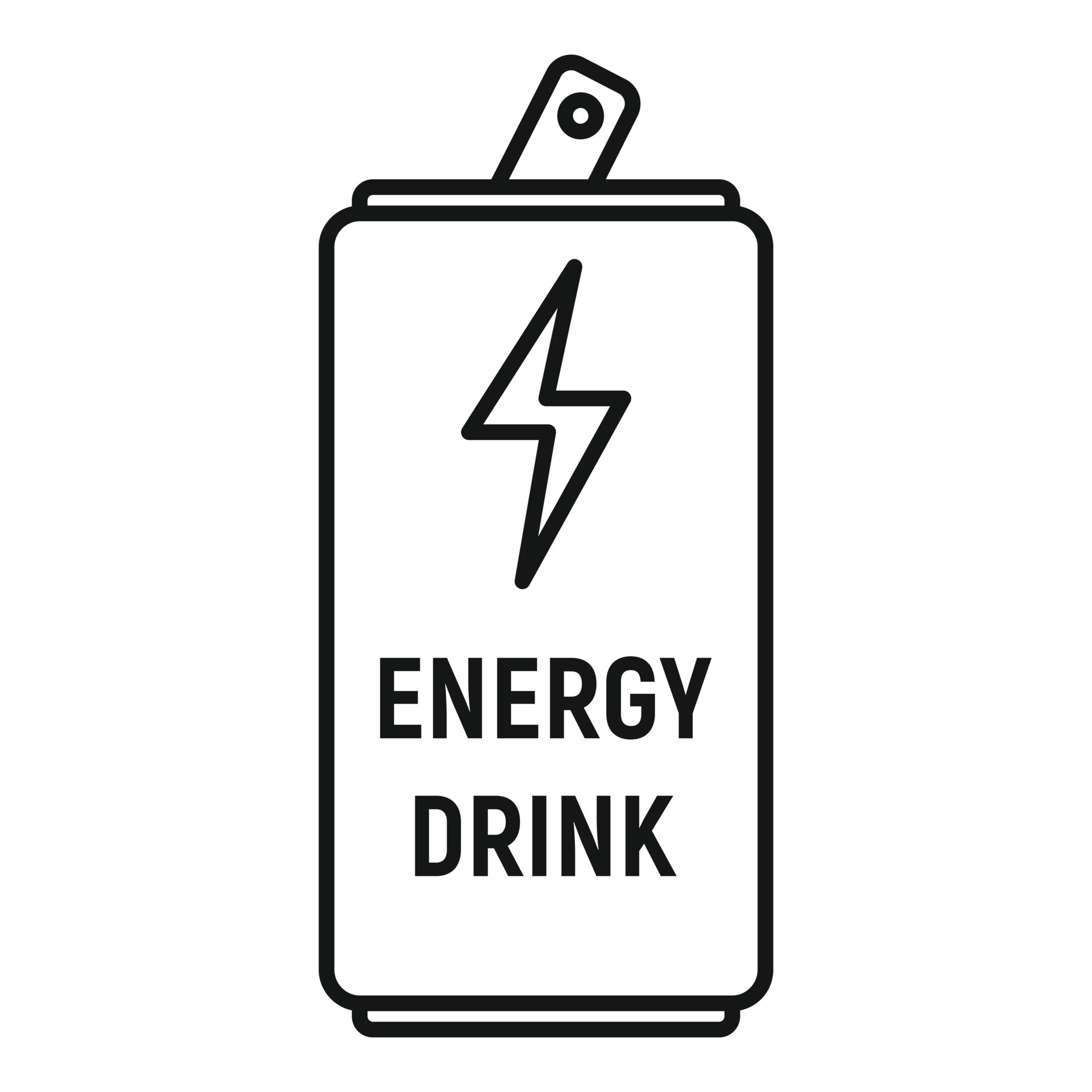 Energy drink bottle icon, outline style 14570776 Vector Art at Vecteezy