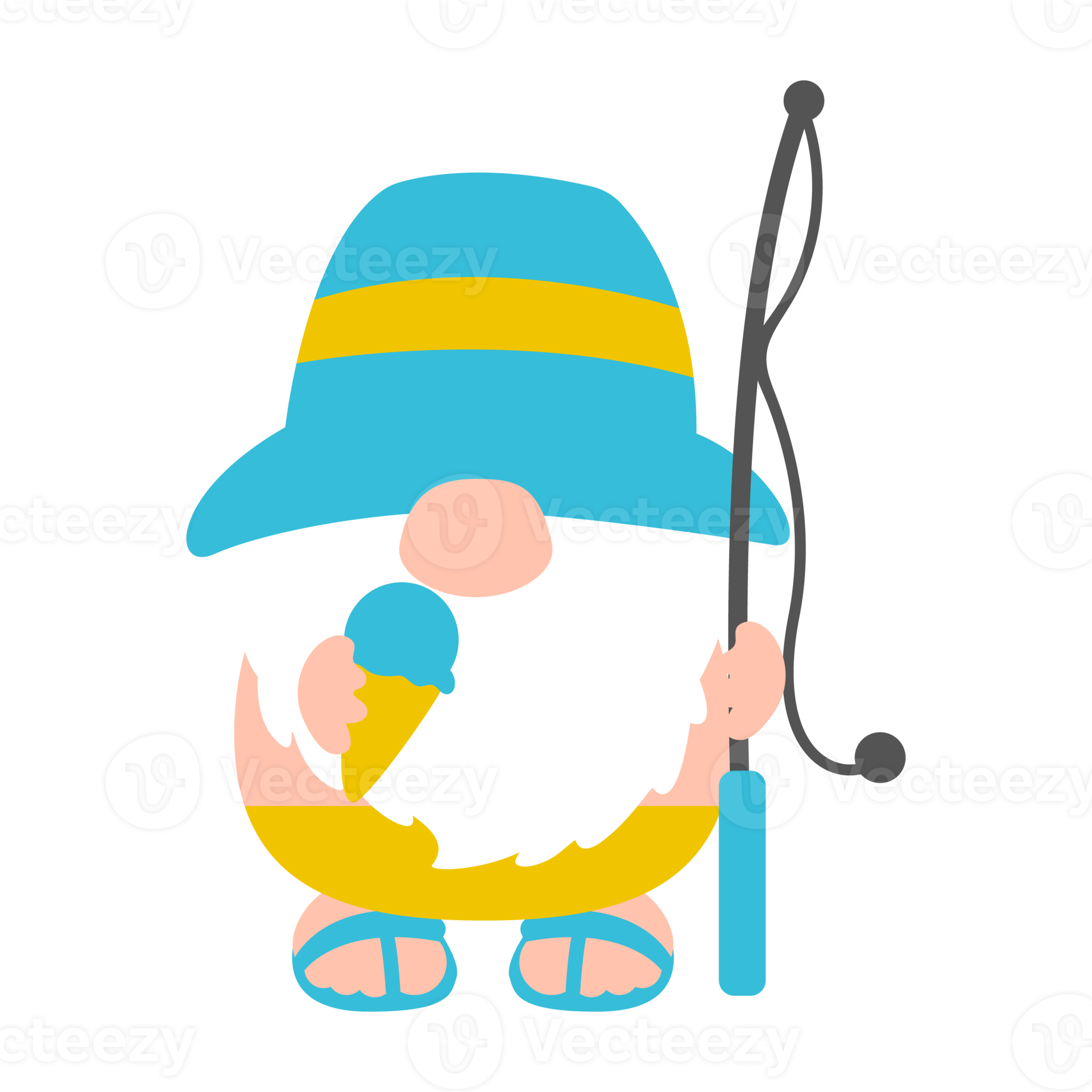 Free Gnomes Summer. Gnomes wear hats and sunglasses for summer trips to