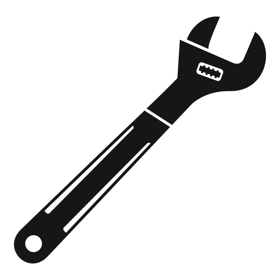 Adjustable wrench icon, simple style 14570958 Vector Art at Vecteezy