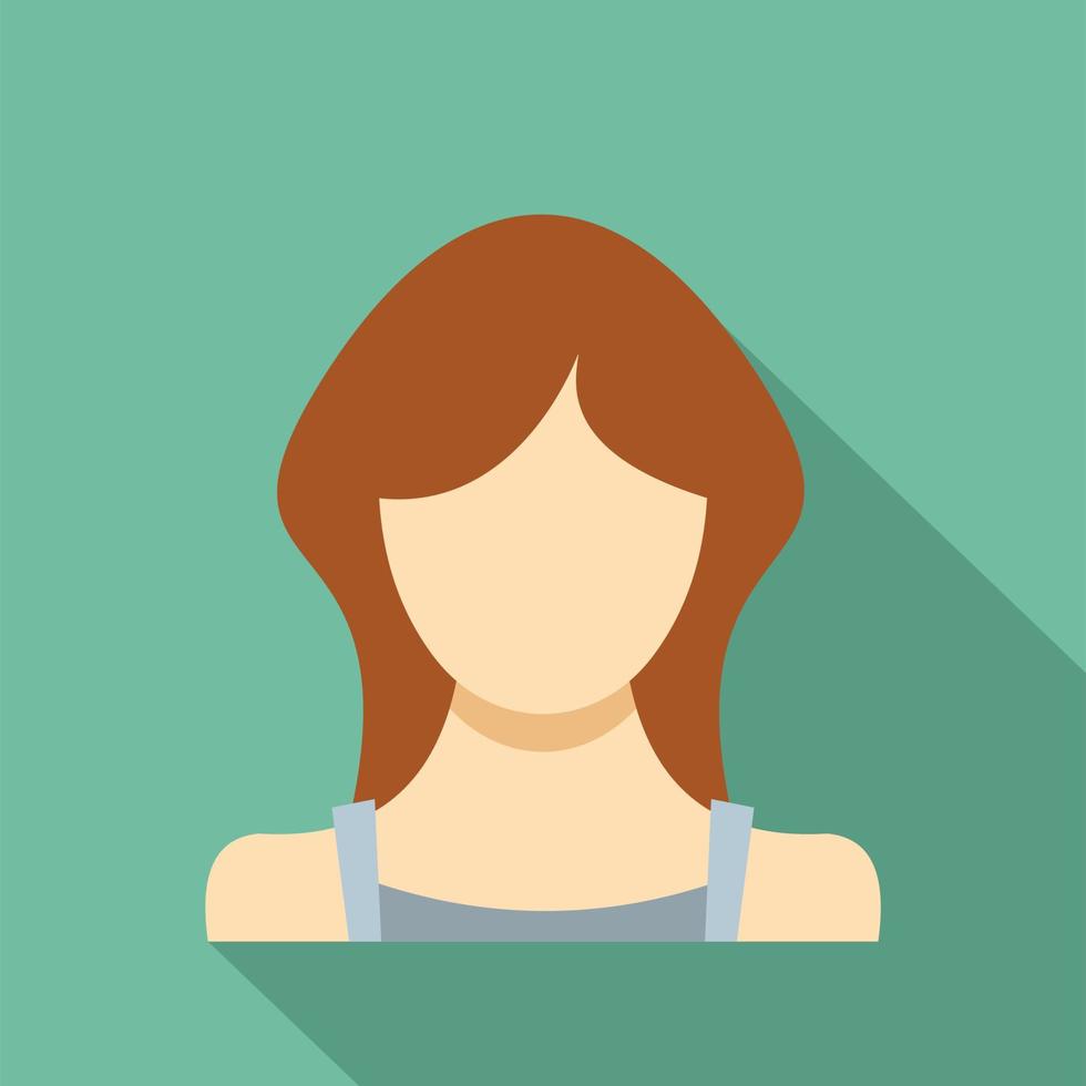 Best woman user icon vector flat