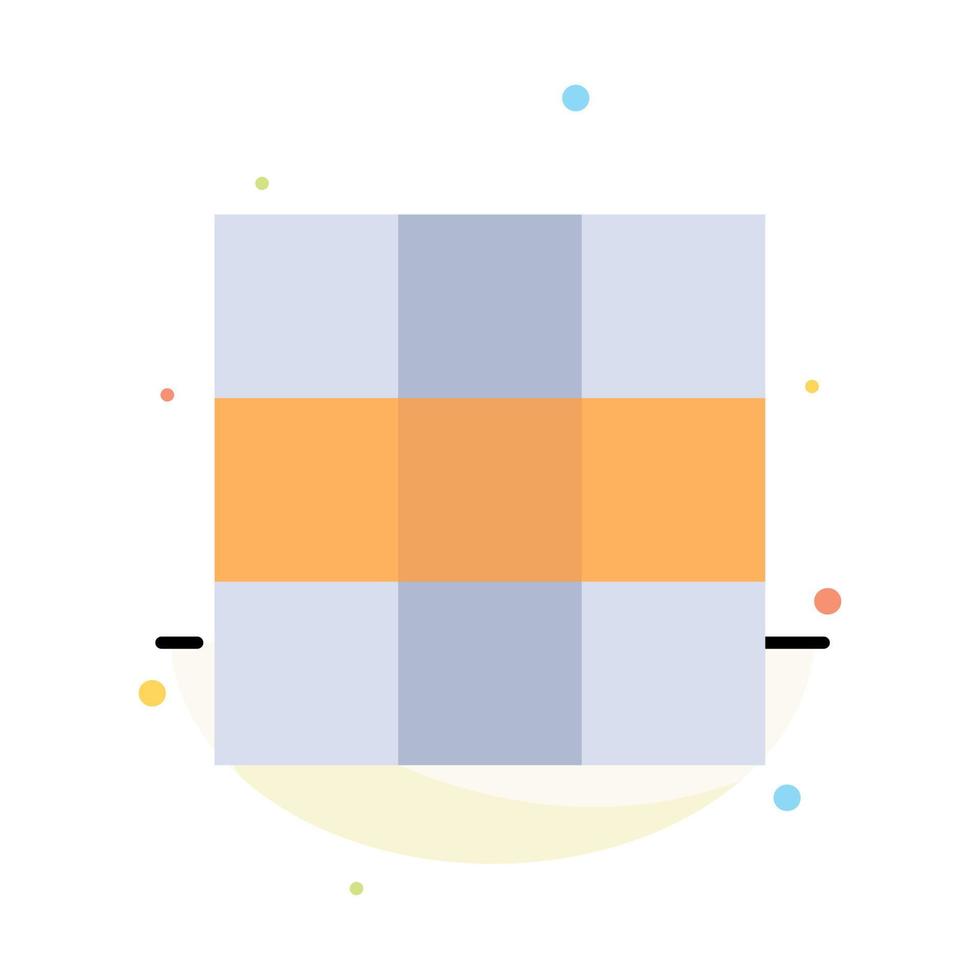 Menu Ui Basic Abstract Flat Color Icon Template vector